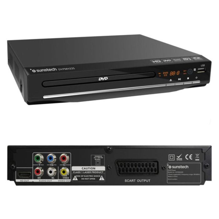 Lecteur DVD avec TNT Sunstech DVPMH225 Noir 1