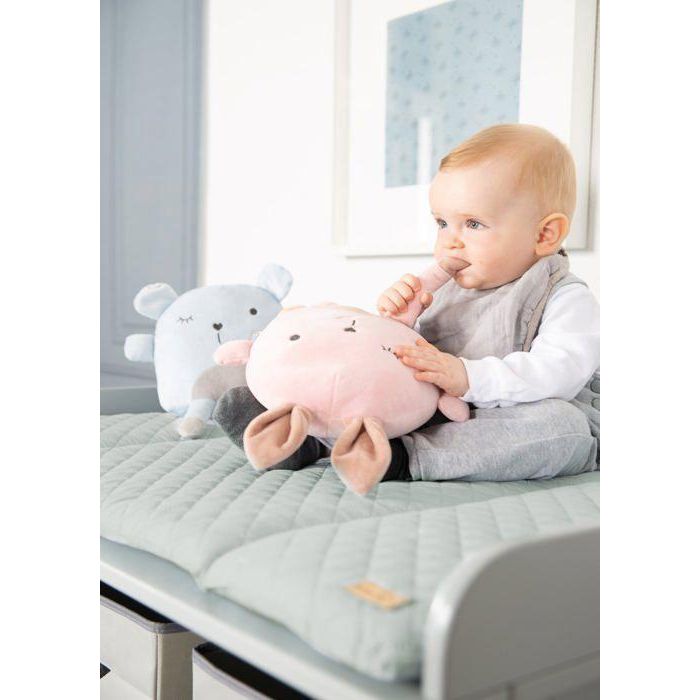 Matelas a langer - ROBA - Visage de lapin - 85 x 75 cm - Vert givré 4 Matelas a langer - ROBA - Visage de lapin - 85 x 75 cm - Vert givré 4