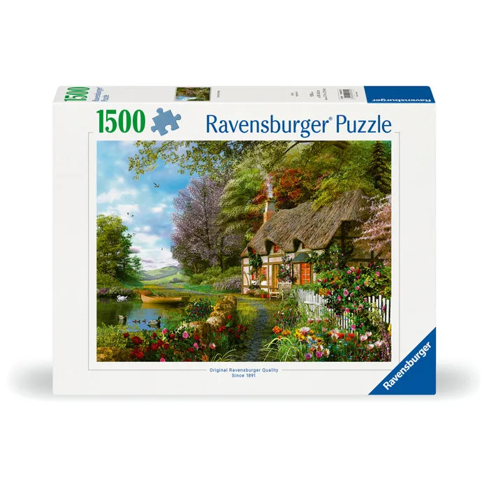 Ravensburger Puzzle Adulte 1500 Pièces - Cottage de Campagne - Dès 14 Ans - Qualité Supérieure - 12000700 Ravensburger Puzzle Adulte 1500 Pièces - Cottage de Campagne - Dès 14 Ans - Qualité Supérieure - 12000700
