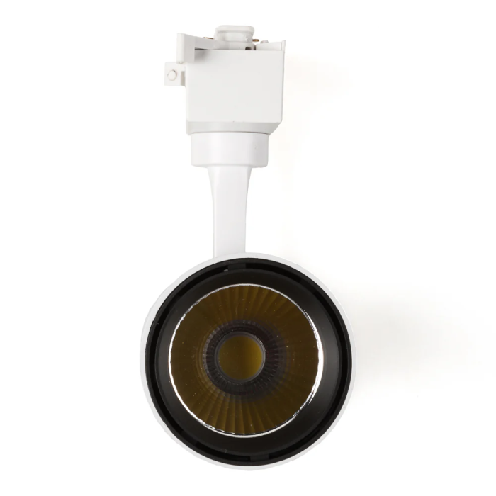 Lumiastra Projecteur sur rail LED 15W 1200Lm 4200K Blanc Neutre CRI85 IP25 Aluminium 30.000H LUM-ATH070015-W-W 1