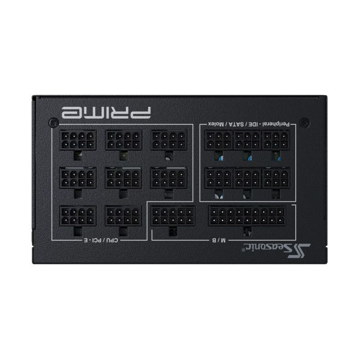 Bloc d’Alimentation SeaSonic PRIME-TX-1300-ATX30 ATX 1300 W 125 W RoHS 80 PLUS Platinum 2 Bloc d’Alimentation SeaSonic PRIME-TX-1300-ATX30 ATX 1300 W 125 W RoHS 80 PLUS Platinum 2