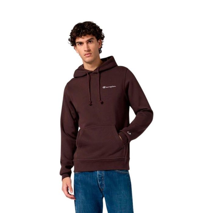 Sweat à capuche homme Champion Icons Contrast Marron L 3 Sweat à capuche homme Champion Icons Contrast Marron L 3
