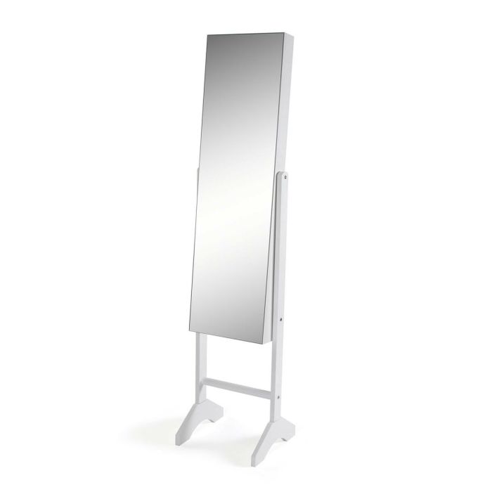 Miroir mural Versa Blanc Miroir Bois MDF Minimaliste 33,5 x 153 x 35,2 cm 2