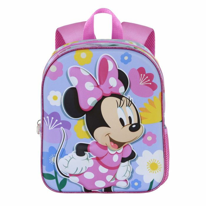 Cartable 3D avec roulettes Minnie Mouse Spring Rose 4