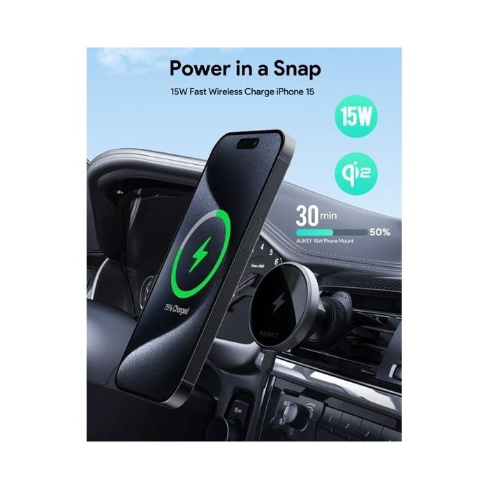 Aukey KFZ Handyhalterung MagFusion Dash magnetisch schwarz 2