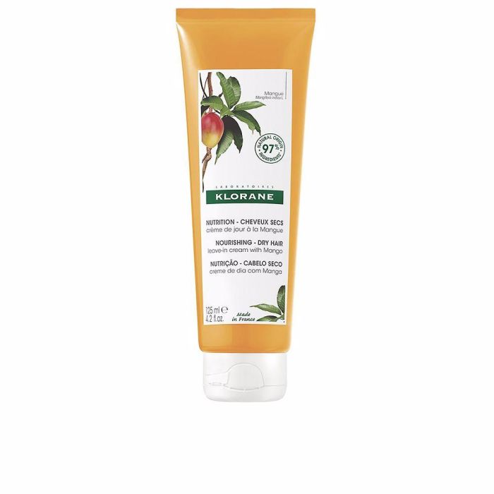 Klorane Al Mango Crème Nutritive Sans Rinçage Pour Cheveux Secs 125 mL