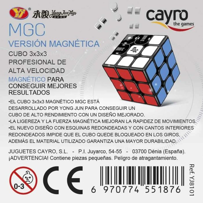 Cube Magique Casse-Tête Cayro Multicouleur (3 Pièces) (3 Unités) 9 Cube Magique Casse-Tête Cayro Multicouleur (3 Pièces) (3 Unités) 9
