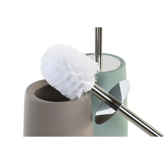 Brosse de salle de wc DKD Home Decor 11 x 11 x 41 cm Beige Acier inoxydable Vert Dolomite (2 Unités) 1 Brosse de salle de wc DKD Home Decor 11 x 11 x 41 cm Beige Acier inoxydable Vert Dolomite (2 Unités) 1