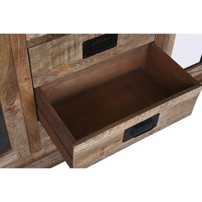 Présentoir Home ESPRIT Marron Verre Bois de manguier 165 x 45 x 210 cm 5