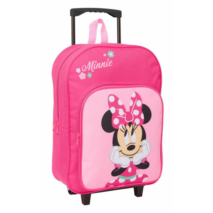 Cartable à roulettes Minnie Mouse Rose 32 x 42 x 14 cm 2