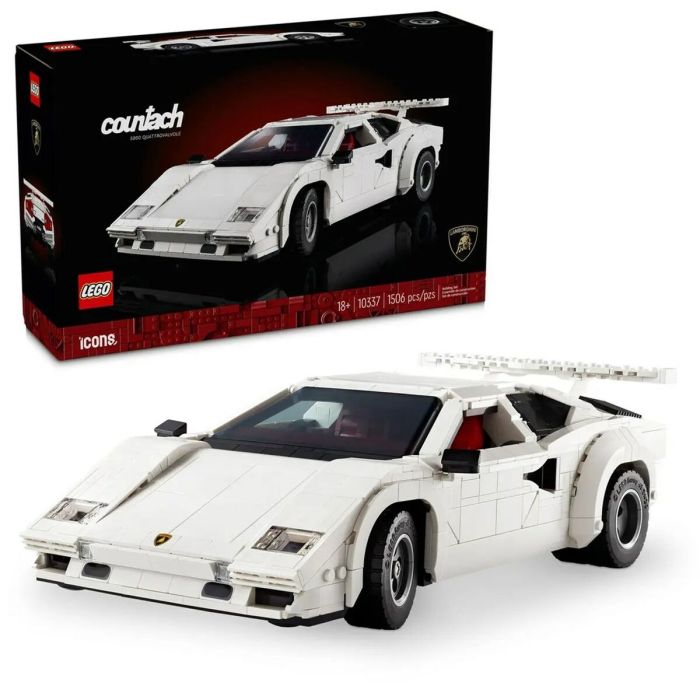 Set de construction Lego ICONS 10337 Lamborghini Countach 5000 Quattrovalvole 1506 Pièces