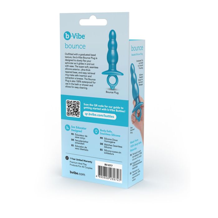 Plug Anal B-Vibe Bleu 10 Plug Anal B-Vibe Bleu 10