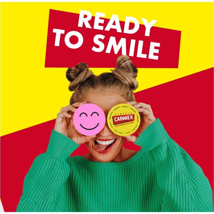 Baume à lèvres hydratant Carmex Carmex Strawberry Jaune Rouge 3