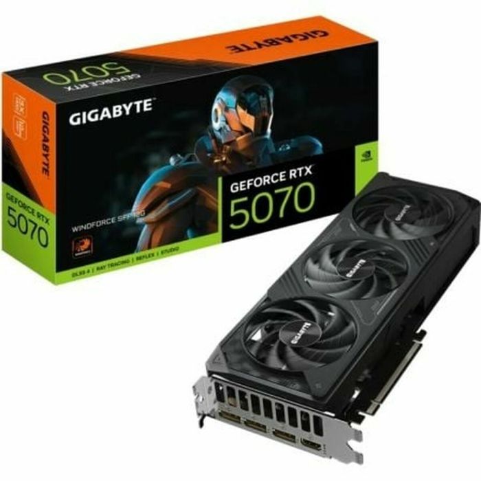 Carte Graphique Gigabyte GV-N5070WF3-12GD nvidia geforce rtx 5070 12 GB GDDR6 GDDR7 9