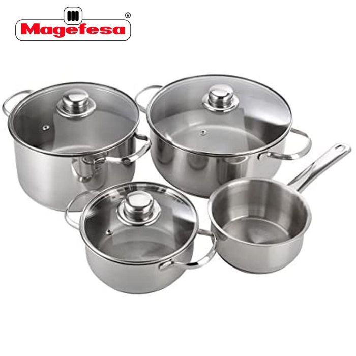 Batterie de Cuisine Magefesa DUX7PCS Argenté 7 Pièces 1