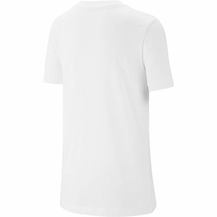 T-shirt à manches courtes enfant Nike Sportswear Blanc L 4