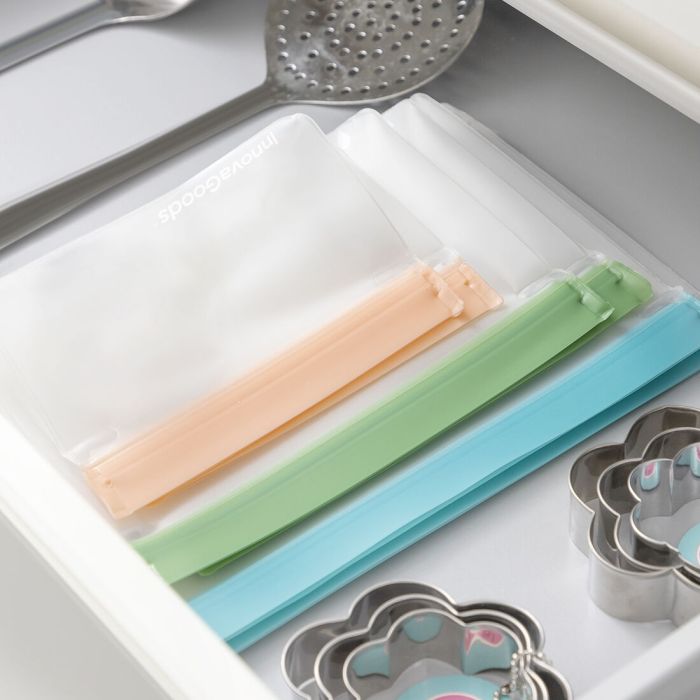 Set de Sacs Réutilisables Hermétiques Zags InnovaGoods 6 Unités 8