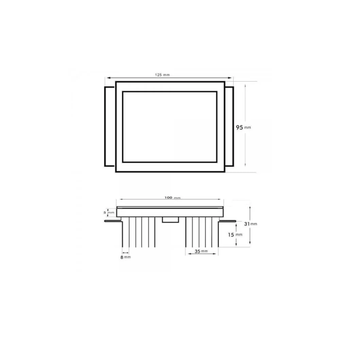 Bridgelux Module Optique LED 40W 5400Lm pour Luminaire Extérieur, 60000H