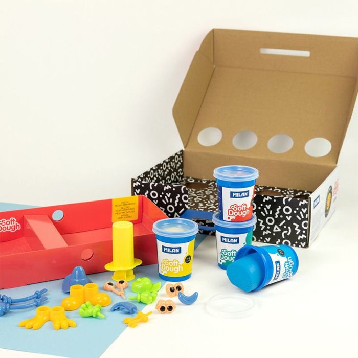 Jeu Créatif de Pâte à modeler Milan Funny Faces (33 Pièces) 1