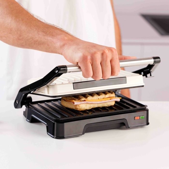 Machine à sandwich Taurus MYGRILL VINTAG Crème 1