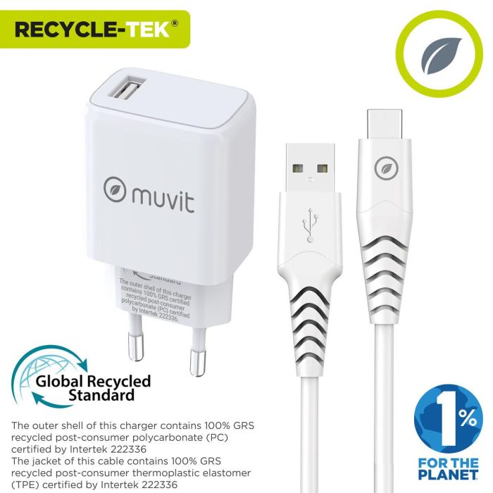 Chargeur mural Muvit Blanc 12 W 7