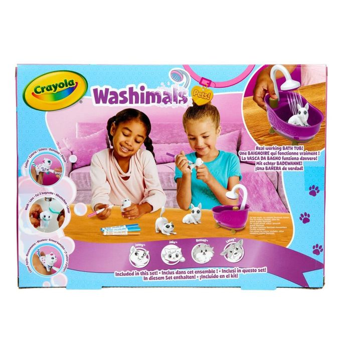 Playset Washimals Pets Crayola 74-7453 Baignoire 6 Pièces 3