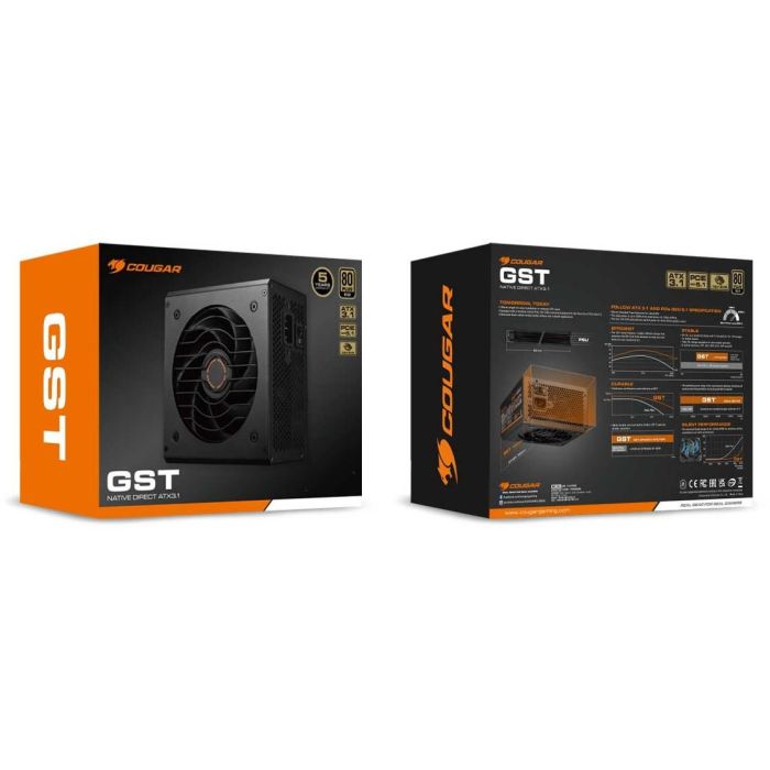 850W COUGAR Netzteil GST 850W ATX3.1 / 80 Plus Gold 9 850W COUGAR Netzteil GST 850W ATX3.1 / 80 Plus Gold 9