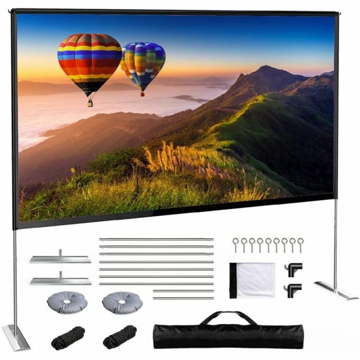 Écran de Projection pour Ordinateur iggual IGG317402 100" 1 Écran de Projection pour Ordinateur iggual IGG317402 100" 1