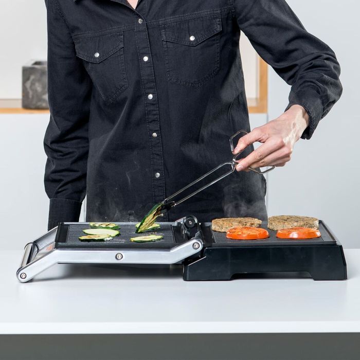 Machine à sandwich Black & Decker BXGF2200E Noir Aluminium 2200 W 8