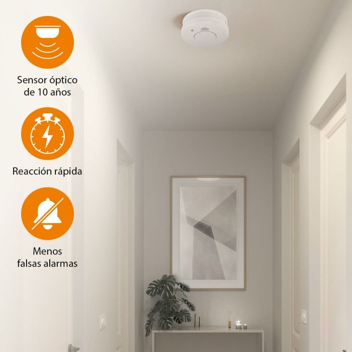 Détecteur de fumée Smartwares 10.100.41 (4 Unités) 7 Détecteur de fumée Smartwares 10.100.41 (4 Unités) 7