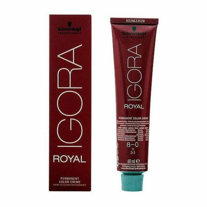 Teinture permanente Schwarzkopf Igora Royal Nº 8-0 60 ml
