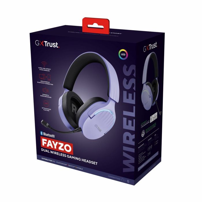 Casques avec Micro Gaming Trust GXT 491 Noir Pourpre 11