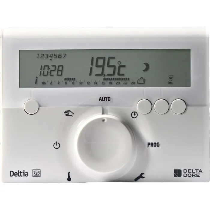 DELTA DORE Thermostat programmable Deltia 8.03 par radio pour chauffage 0 DELTA DORE Thermostat programmable Deltia 8.03 par radio pour chauffage 0