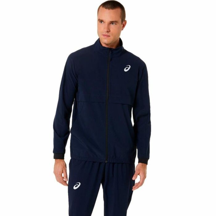 Veste de Sport pour Homme Asics Match Bleu 0 Veste de Sport pour Homme Asics Match Bleu 0