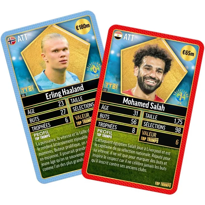 Winning Moves Top Trumps World Football Stars TOP 200 - Jeu de cartes collector - 1+ joueur - 6+ 4