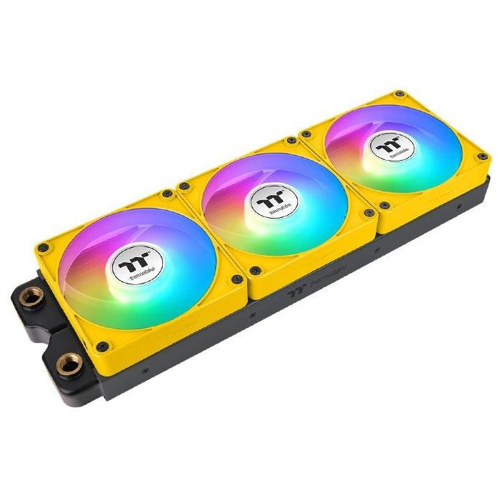 140mmThermaltake CT140 EX ARGB Sync PC Cooling Fan Bumblebee 3 Pack 4