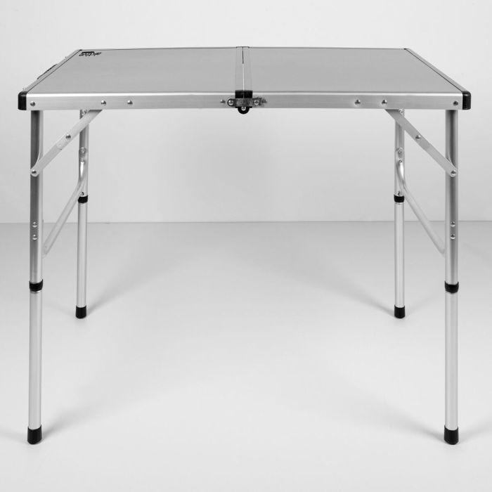 Table Piable Aktive Camping Gris 90 x 70 x 60 cm (2 Unités) 5