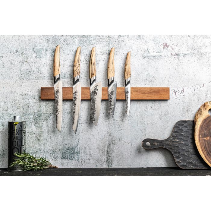 Couteau ménager - FORGED - KATAI - Acier VG10 - Manche en bois de racine - L 12,5 cm 0 Couteau ménager - FORGED - KATAI - Acier VG10 - Manche en bois de racine - L 12,5 cm 0