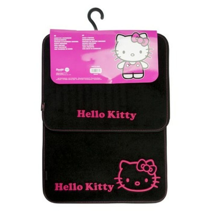 Set de tapis de voitures Hello Kitty Noir Rose (4 pcs) 4