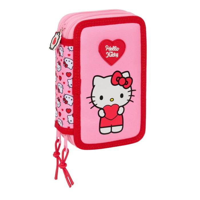 Fourre-tout Hello Kitty Rose 12,5 x 19,5 x 5,5 cm 37 Pièces
