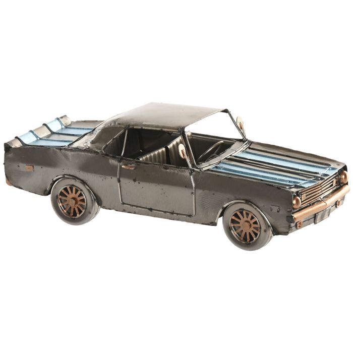 Figurine Décorative Home ESPRIT Bleu Argenté Voiture Vintage 30 X 11 X 10 CM