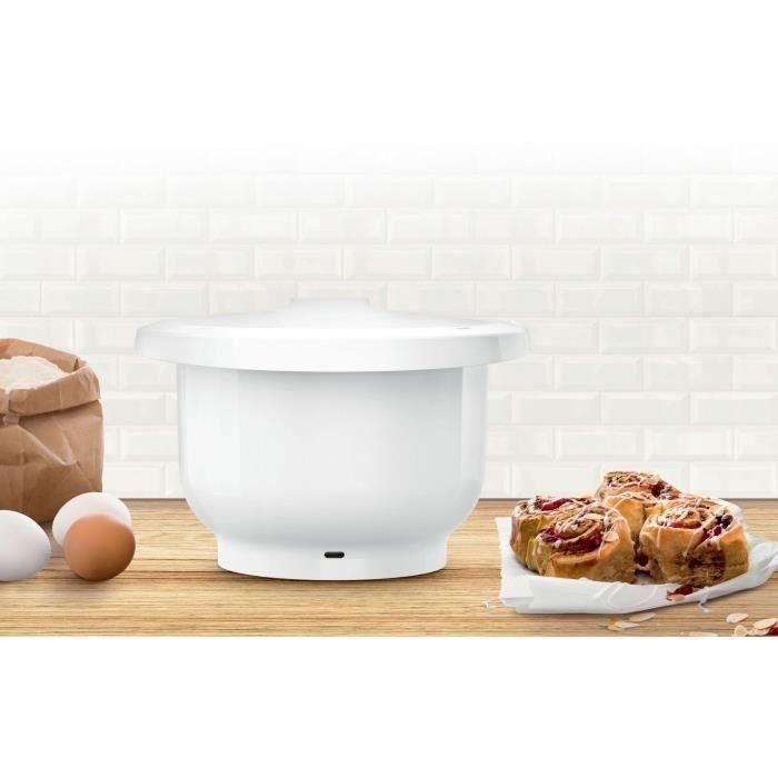 Bosch Bol Plastique 3,8 L MUZS2KR pour Kitchen Machine MUM Serie 2 - Accessoire Prêt à Cuisiner