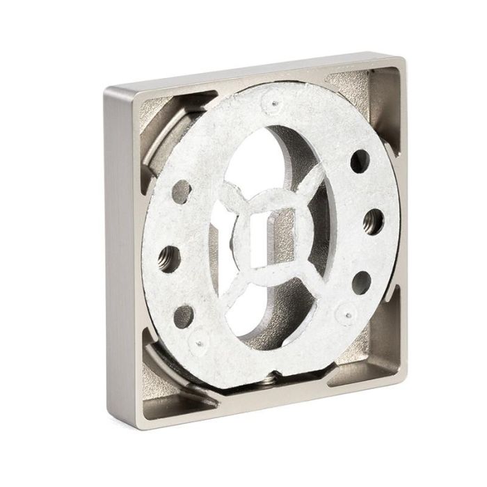 Bocallave Zamak Yale Z Cuadrado 51X51 Niquel Cepillado, Negro Mate Acabado Niquel Cepilla Herrajes Alk 1 Bocallave Zamak Yale Z Cuadrado 51X51 Niquel Cepillado, Negro Mate Acabado Niquel Cepilla Herrajes Alk 1