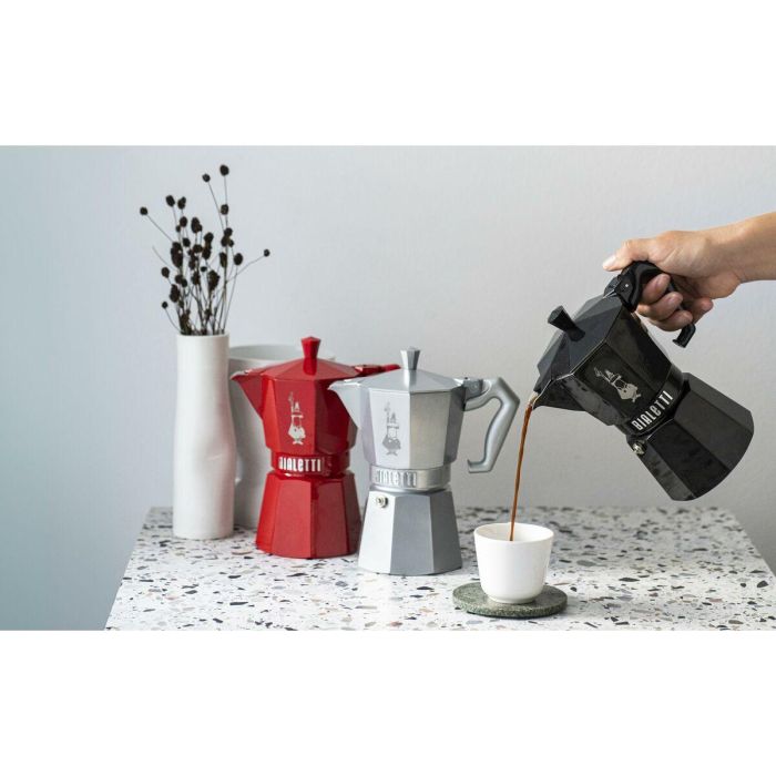 Cafetière Italienne Bialetti MOKA EXCLUSIVE Rouge Aluminium 3 Tasses 2