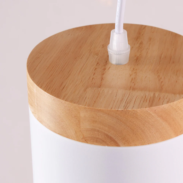 Lampe Suspendue Métal et Bois "Mikayla" SKD-P1010-W 9