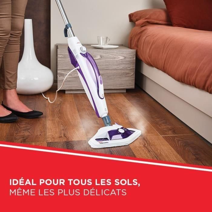 Nettoyeur Vapeur 2-en-1 POLTI Vaporetto SV440 - Balai ou Nettoyeur a Main - 11 Accessoires Inclus - Chauffage en 15 Secondes 1