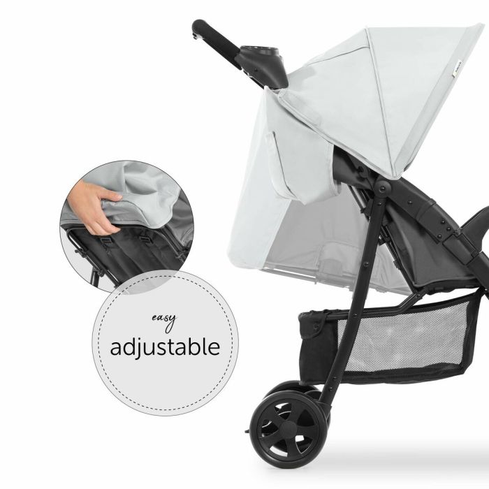 Poussette pour bébé Hauck Noir Gris 10