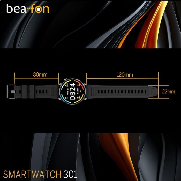 Montre intelligente beafon WATCH 301 44 mm 1,45" Noir 2