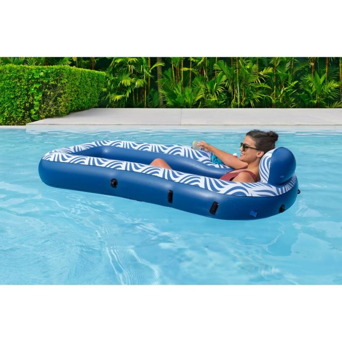 Bestway Matelas Gonflable avec Parasol Comfort Plush 198x112 cm Plage et Piscine 43732 2
