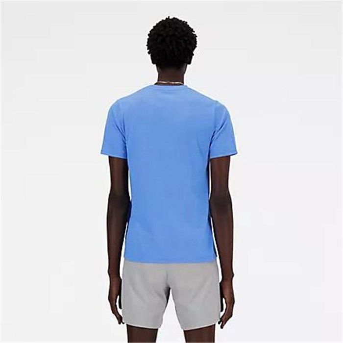 T-shirt à manches courtes homme New Balance MT41070_BIA Indigo (L) 3